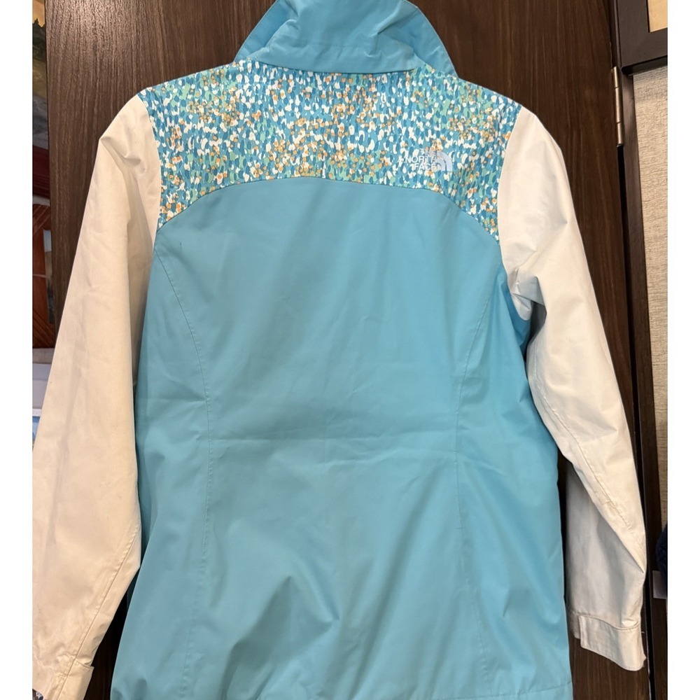 The North Face Girls Triclimate Jacket Flora Teal 3in1 Hooded 10-12M Ski HyVent - Picture 3 of 8